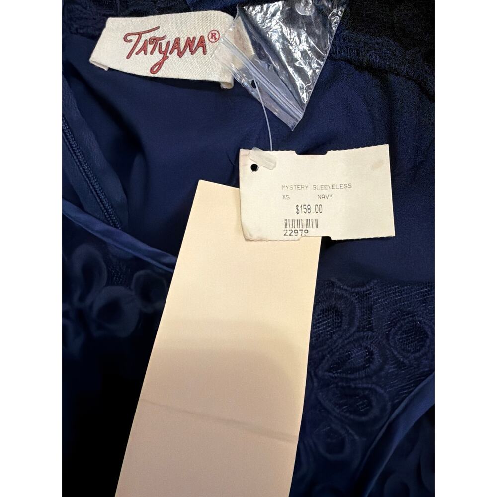 New Tatyana Bettie page clothing blue lace dress sz XS - Picture 4 of 5